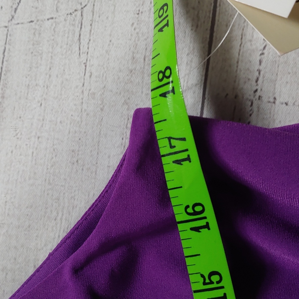 NWT Signature by Sangria Purple Maxi Dress - Picture 6 of 12